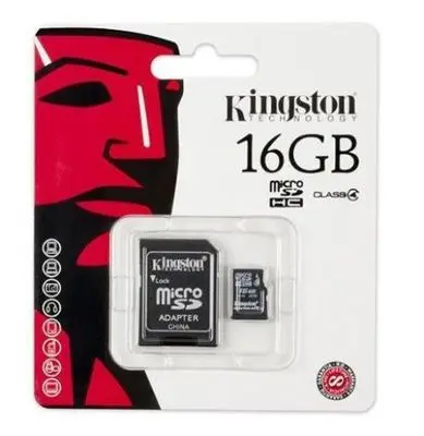 Карта памет kingston canvas select, 16gb, uhs-i, class 10 (u1), адаптер, kin-sdcs/16gb